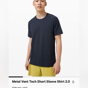 Lululemon metal vent tech shirt